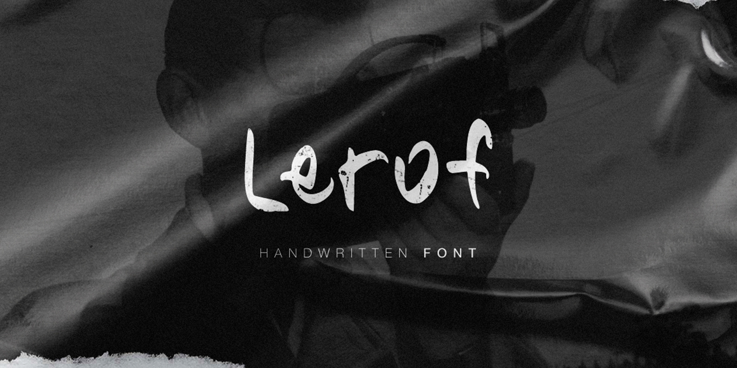 Beispiel einer Lerof Regular-Schriftart